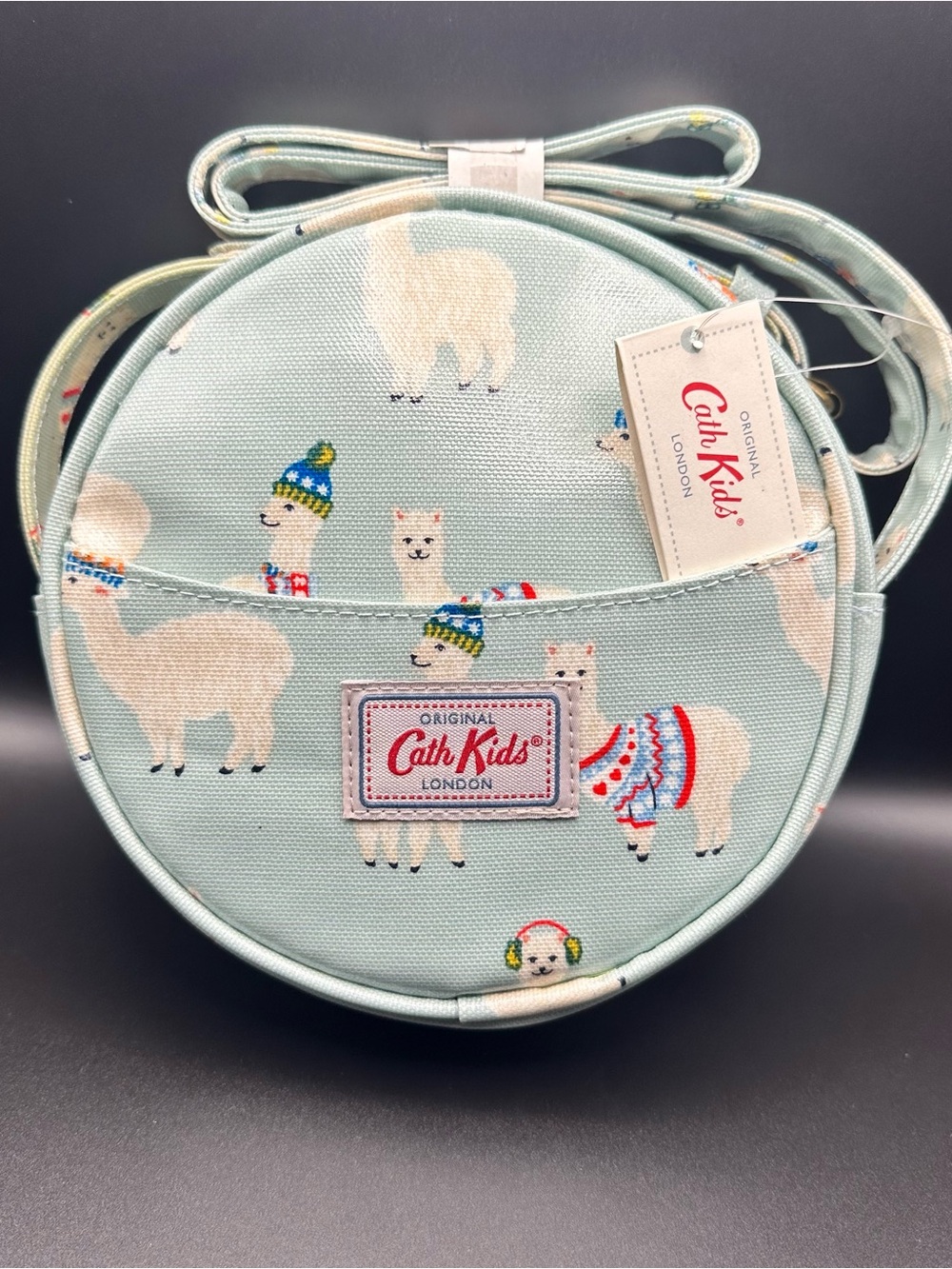 Cath Kidston Mint Kids Llama Round Crossbody Bag
